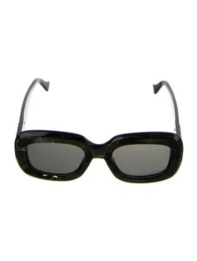 Pre-owned Retrosuperfuture X Saintwoods Virgo Square Sunglasses In Green