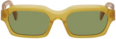 Retrosuperfuture Yellow Boletus Sunglasses In Sereno