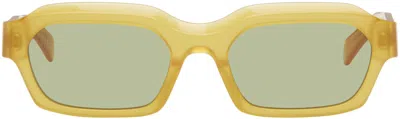 Retrosuperfuture Yellow Boletus Sunglasses In Sereno