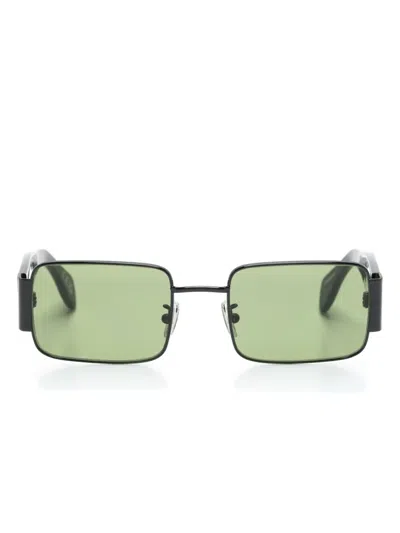 Retrosuperfuture Z Rectangle-frame Sunglasses In Green
