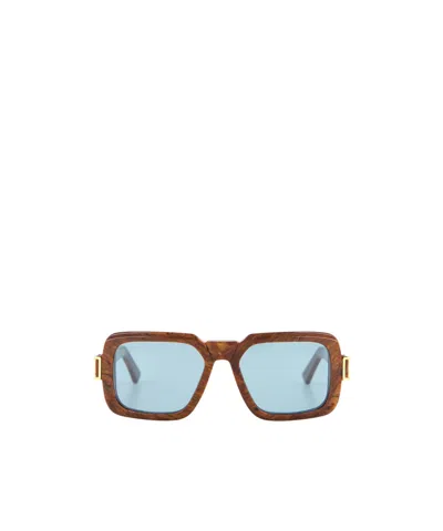 Retrosuperfuture Zamalek Tortoiseshell-effect Sunglasses In Blue