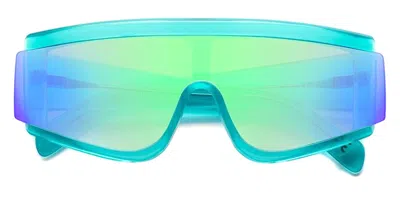 Retrosuperfuture Zed Bang Qbx Men's Sunglasses  Size 61 In Blue
