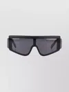 Retrosuperfuture Zed Rectangular Sunglasses Thick Temples In Black
