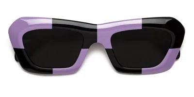Retrosuperfuture Zenya 4vt Men's Sunglasses Purple Size 53