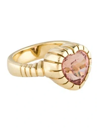 Pre-owned Retrouvai 14k Garnet Cocktail Ring In Multi