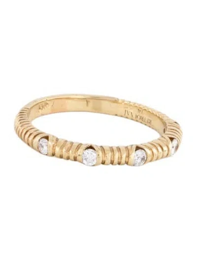 Pre-owned Retrouvai 14k Petite Modern Love Band In Clear