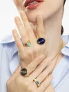 Retrouvai Compass Multi-stone Ring In Gold