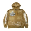 Retrovert Destruction Zip Hoodie In Brown