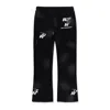 Retrovert Exclusive Patch Flare Black Sweatpants In Black