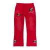 Retrovert Exclusive Patch Flare Red Sweatpants
