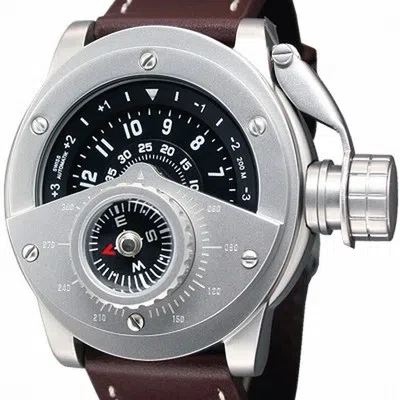 Pre-owned Retrowerk Xxl- German Diver Automatic Swiss Eta2824 R-012 In Silver