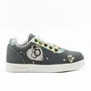 Rettrose Women's Mangola Luxury Grey Lycra Handmade Embellished Tennis Shoe In Gray