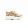 Rettrose Women's Neutrals The Ava Luxury Pale Sand Suede Handmade Embellished Trainers In Black
