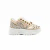 Rettrose Women's Neutrals The Iska Luxury Buttermilk Satin Handmade Embellished Trainer In Black