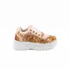 Rettrose Women's Pink / Purple / Rose Gold The Aaliyah Luxury Soft Pink Satin Handmade Embellished Trainers In Pink/purple/rose Gold