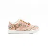 Rettrose Women's Pink / Purple The Cora Luxury Pink Satin Handmade Embellished Tennis Shoe In Pink/purple