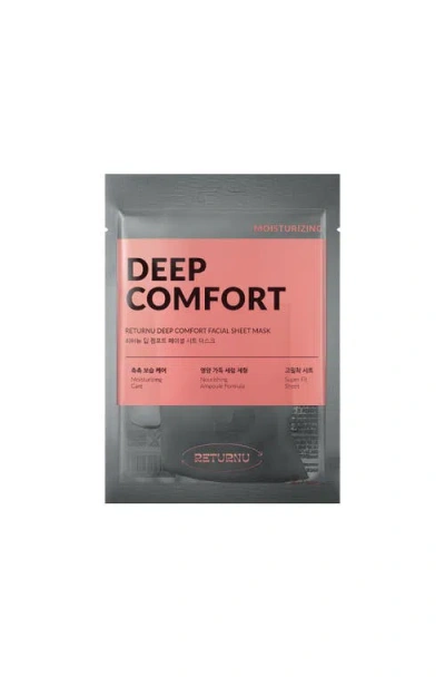 Returnu Deep Comfort Facial Sheet Mask
