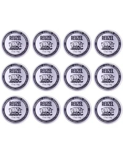 Reuzel Men's 1.3oz Concrete Hold Matte Pomade - Pack Of 12 In Transparent