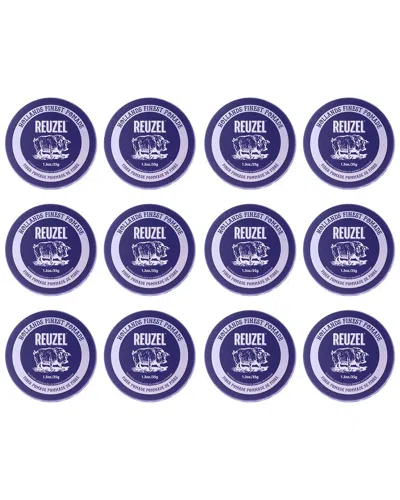 Reuzel Men's 1.3oz Fiber Pomade - Pack Of 12 In Transparent