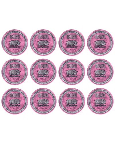 Reuzel Men's 1.3oz Pink Grease Heavy Hold Pomade - Pack Of 12 In Transparent