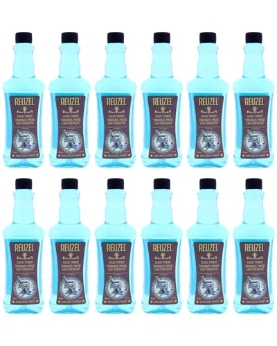 Reuzel Men's 16.9oz Hair Tonic - Pack Of 12 In Transparent