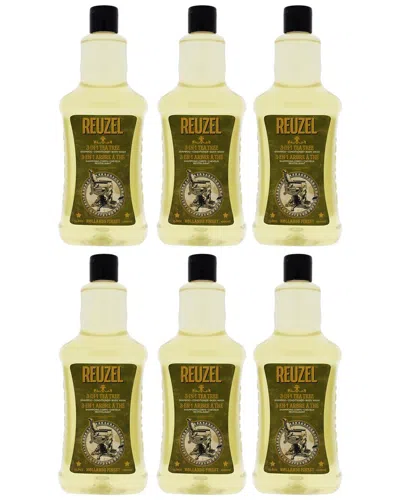 Reuzel Men's 33.81oz 3-in-1 Tea Tree Shampoo - Pack Of 6
