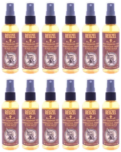 Reuzel Men's 3.38oz Spray Grooming Tonic - Pack Of 12 In Transparent