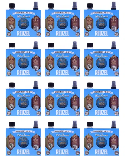 Reuzel Men's 3pc Blue Try Me Kit - Pack Of 12 In Transparent