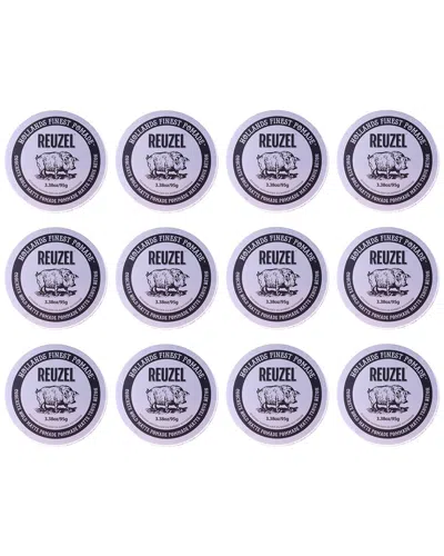 Reuzel Men's 4oz Concrete Hold Matte Pomade - Pack Of 12 In Transparent