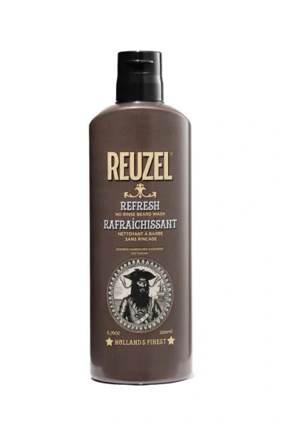 Reuzel Refresh No Rinse Beard Wash In Brown