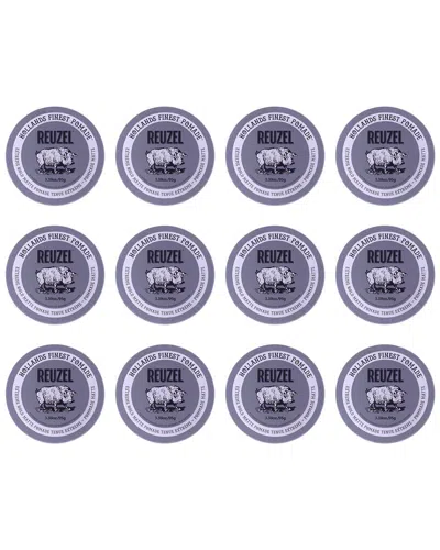 Reuzel Unisex 4oz Extreme Hold Matte Pomade - Pack Of 12 In Transparent