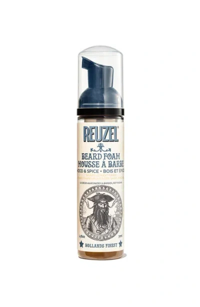 Reuzel Wood & Spice Beard Foam In Transparent