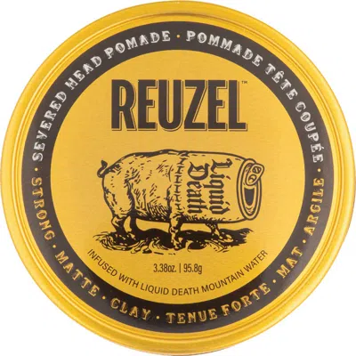 Reuzel X Liquid Death Severed Head Pomade In Yellow