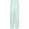 Rev The Ruby Leather Trousers In Green