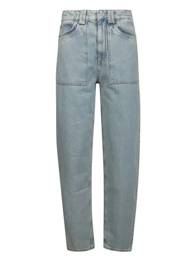Rev The Suri Jeans Over Tasca Fatigue In Light Blue