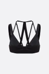Rev Satin-finish Bra In Black