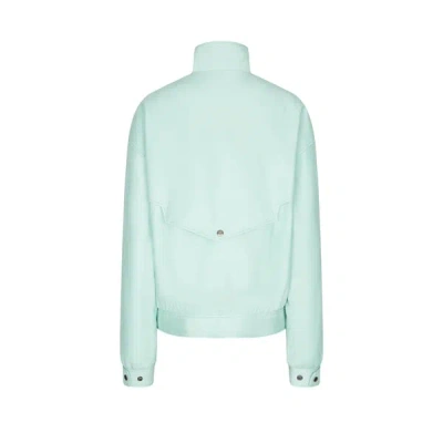 Rev Leather Jacket In Blue