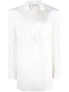 Rev Virgin Wool Double-breasted Coat In White