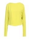 Rev Woman Top Lime Green Size 8 Polyester In Green