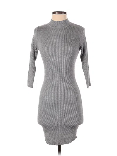 Pre-owned Revamped Casual Dress In Gray