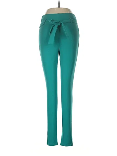 Pre-owned Revamped Casual Pants In Teal