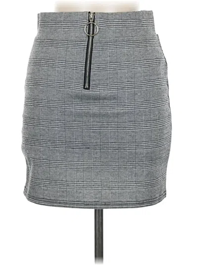 Pre-owned Revamped Casual Skirt In Gray