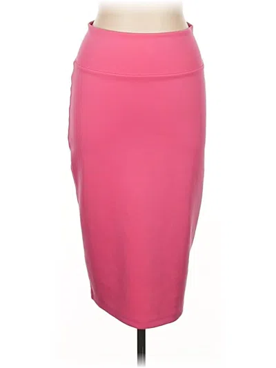 Pre-owned Revamped Casual Skirt In Pink