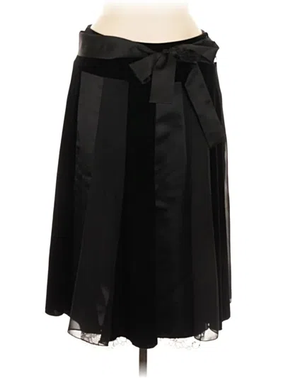 Pre-owned Revamped Formal Skirt In Black
