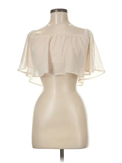 Pre-owned Revamped Sleeveless Blouse In White