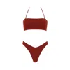 Rêve De Rive Women's Adoma Red Bikini Set In Red