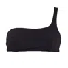 Rêve De Rive Women's Aline Black Bikini Top In Black
