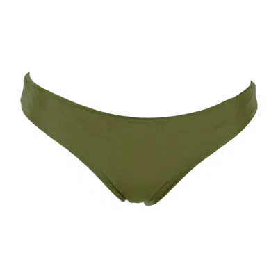 Rêve De Rive Women's Allegra Hunter Green Bikini Bottom