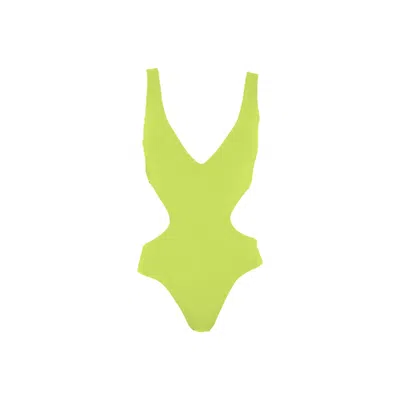 Rêve De Rive Women's Arabella Lime Green One Piece