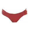 Rêve De Rive Women's Bijou Bordeaux Red Bikini Bottom In Red